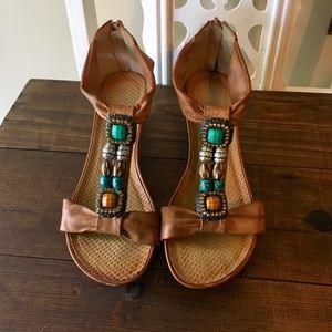 Patrizia Beaded Wedge Sandal